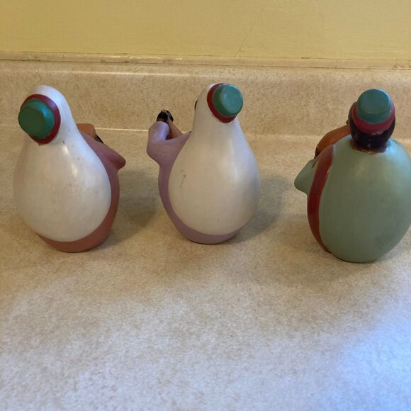 Chulucanas Nativity Pottery Folk Art VTG 9 Piece Painted Made in Peru Christmas - Picture 12 of 16
